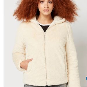 Buffalo David Bitton Reversible Puffer Jacket- Ivory - Large